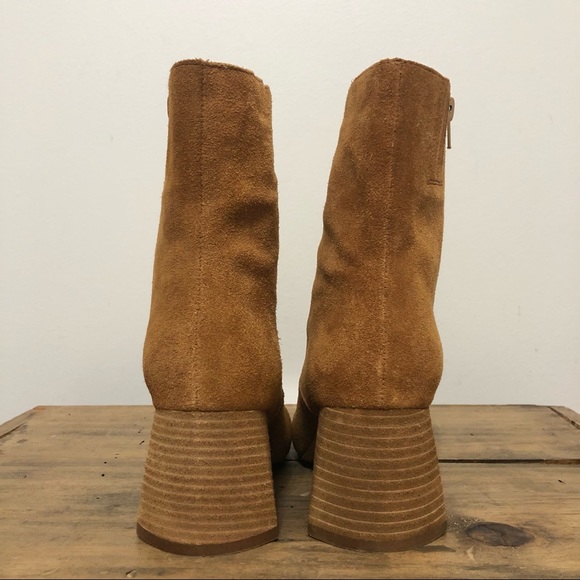 Jeffery Campbell Brown Chunky Block Heel Booties - Picture 6 of 12